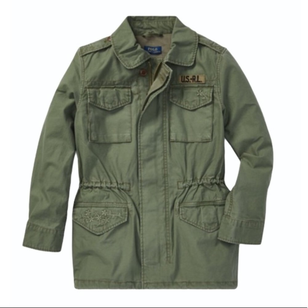 SOLD NWT Polo Ralph Lauren Girls Cotton Jacket - Picture 3 of 5